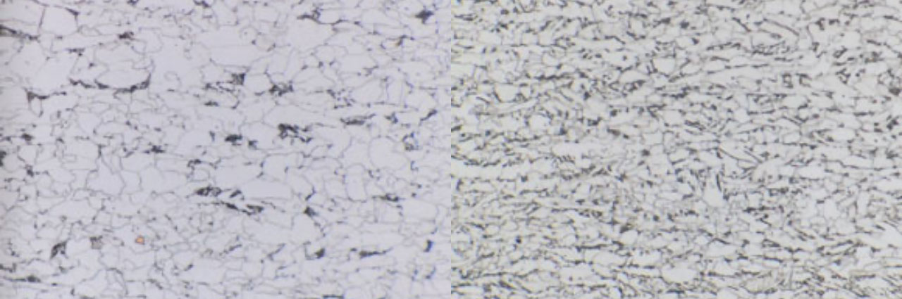 Docol high edge ductility steel microstructure