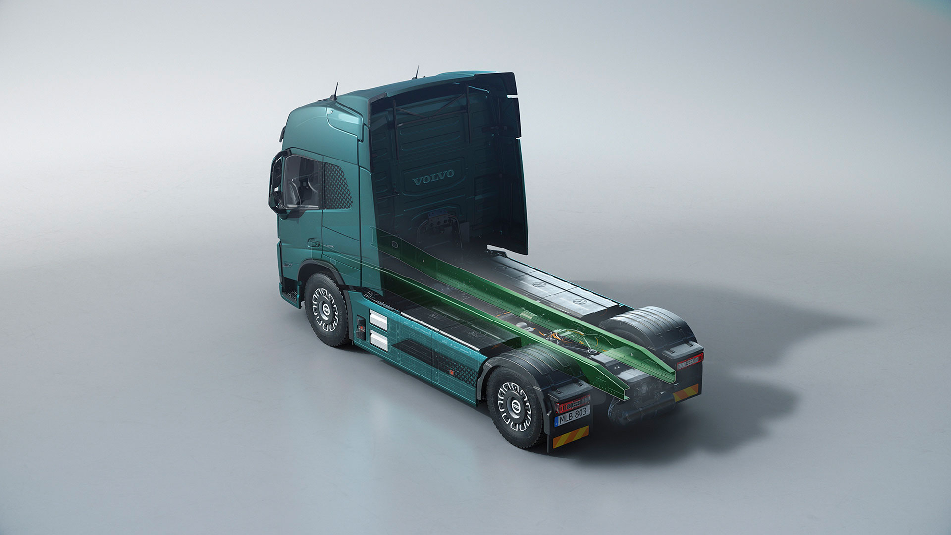 Truck made with SSAB Zero™