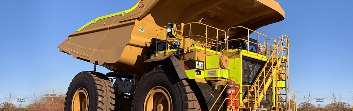 Mining truck body